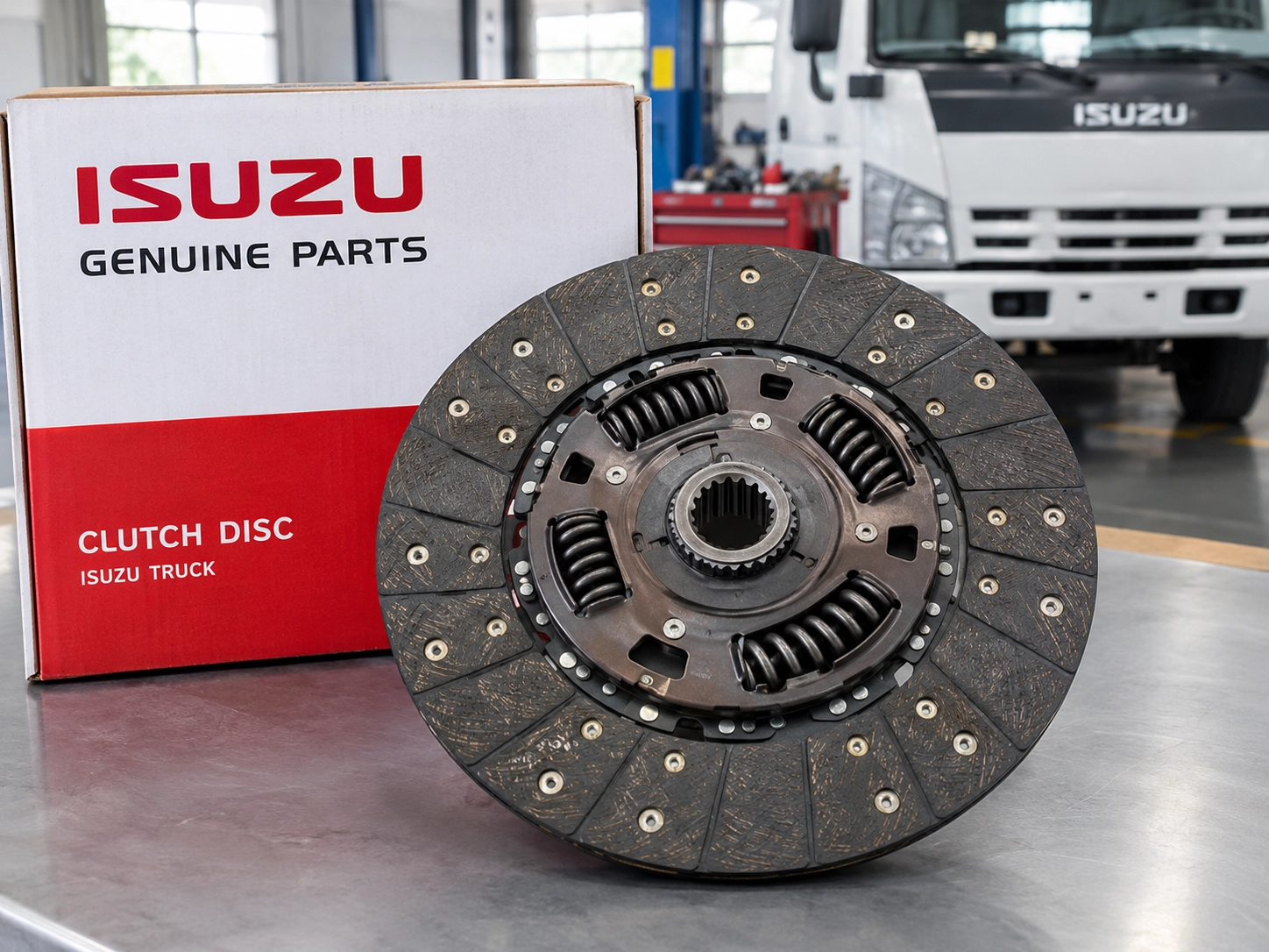 Driver operating China ISUZU heavy duty truck clutch pedal correctly to extend lifespan